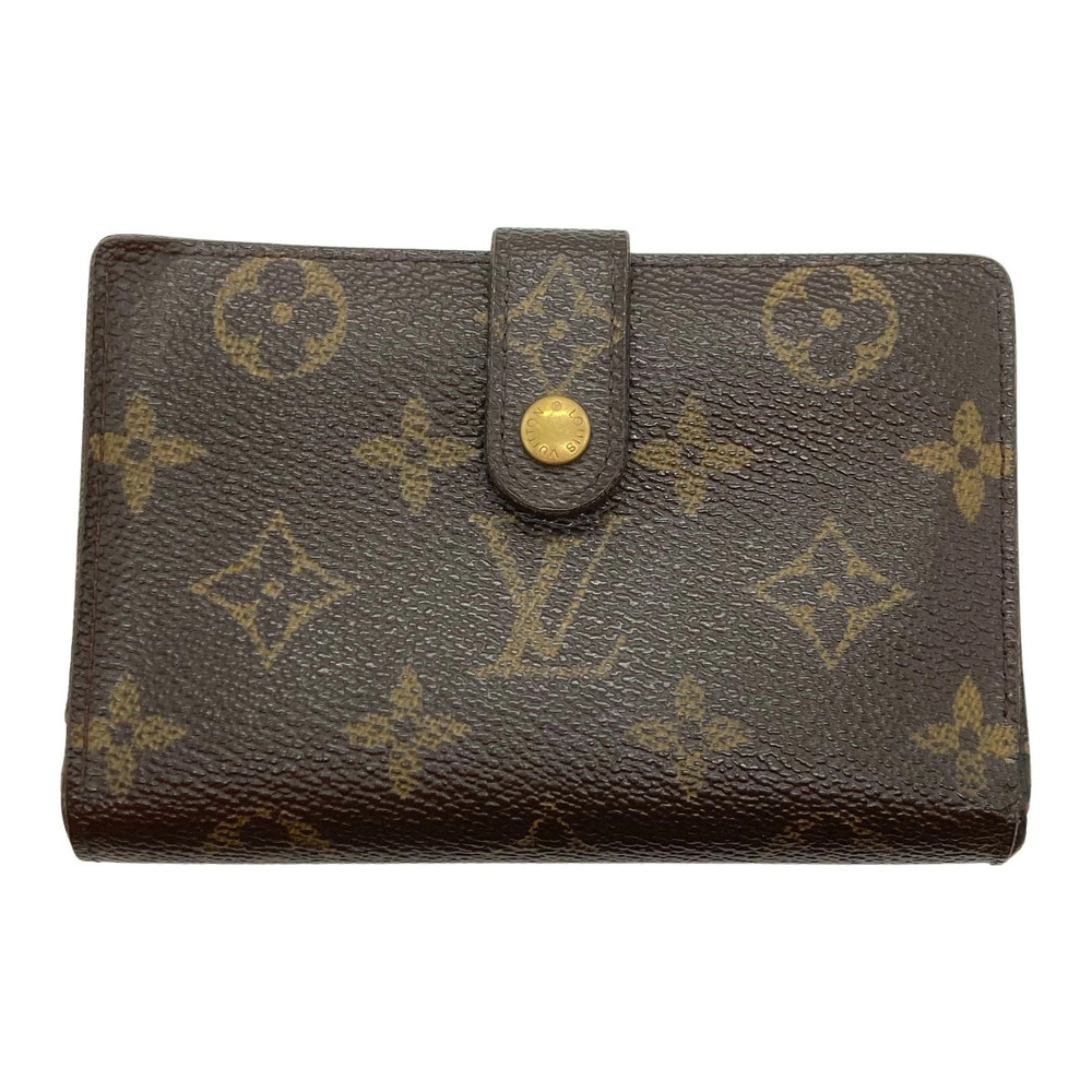 LOUIS VUITTON Monogram Portemonnaie Billet Viennois Clasp Wallet Heavily